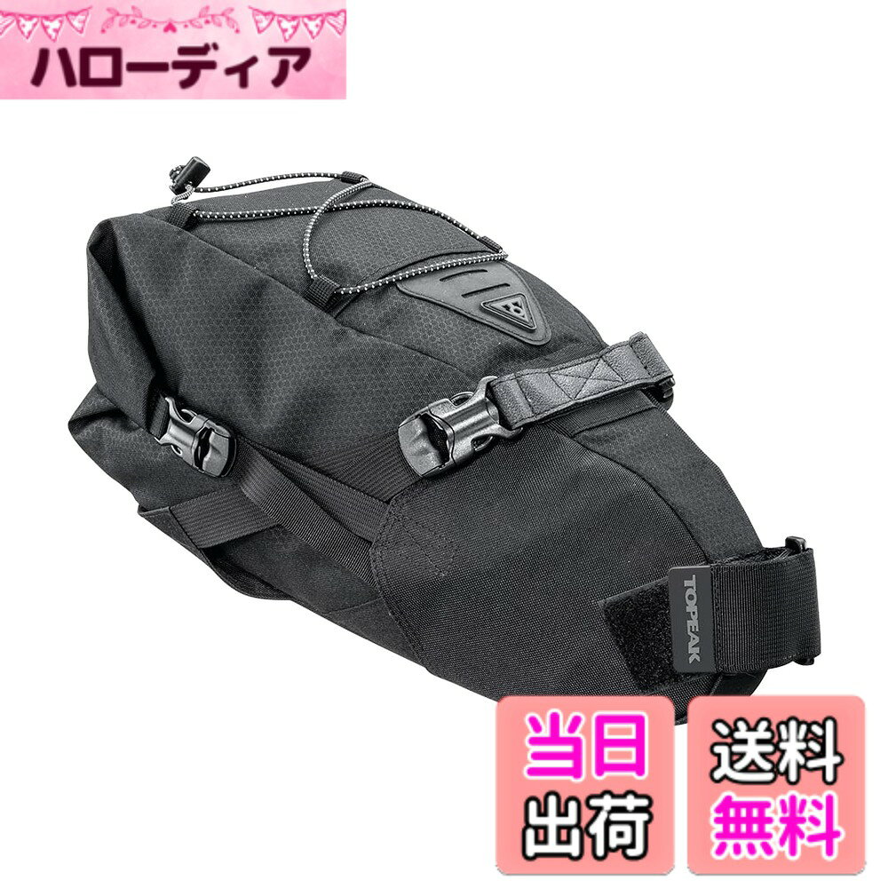 商品情報商品の説明軽量でありながら耐久性、撥水性、耐退色性の高い素材を採用したリアバッグです。 防水構造のバッグ本体は、泥や雨滴などから荷物を守ります。 素材：ポリエチレン / ナイロン 防水性能 ： 10,000mm 最大荷重：5kg トピーク製 テールライト クリップ ホルダー付 サイズ： L670xW280xH180mm 容量：15リットル 重量：565g 商品のカラー・サイズについて 商品のカラーはディスプレイの種類等により、実物と異なって見える場合がございます。 掲載商品の仕様、ロゴ等のデザインは改良のため、変更される場合がございます。 また、メーカーが発表していない寸法や個人的なフィット感についてはお答えいたしかねます。あらかじめご了承ください。主な仕様 素材：ポリエチレン／ナイロンサイズ：L670xW280xH180mmbr15リットル重量：565gbr最大荷重：5kg