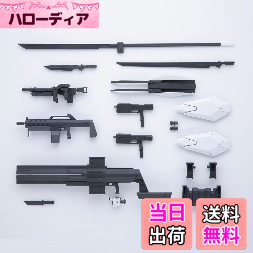 商品情報商品の説明商品紹介 商品紹介 『境界戦機』シリーズの各専用武装を集約したウェポンセットが登場! 自由な組み合わせで装備させ、プラモデルオリジナルの武装アレンジが充実! ■HG境界戦機のプラモデルをシリーズ通して楽しめる、10種に及ぶ武装セット。■各武装を保持可能な、ウェポンラックやハンドパーツも同梱。■劇中の武器により、HGメイレスビャクチもバリエーションに富んだ装備の組み合わせアレンジが可能! 【付属品】■60mm携行機関砲(多弾倉型)x1■腕部超熱振式戦闘爪x1■戦闘短刀x1■120mm二連装狙撃砲x1■装甲擲弾砲x2■装甲擲弾砲用ジョイントパーツx2■45mm速射拳銃x2■左手銃持ち手x1■超熱振式薙刀x1■ブレイディハウンド専用ライフル(グレネードランチャー装備)x1■ブレイディハウンド専用ナイフx1■ブレイディハウンド専用ソードx1■ウェポンラックx1式 安全警告 該当なし 安全警告 該当なし主な仕様 梱包サイズ:1.0cmx19.0cmx5.0cmbr原産国:日本パッケージ重量:0.21kgbr素材: プラスチック