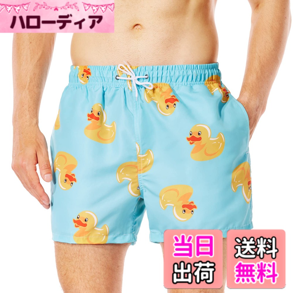 商品情報 商品の説明 主な仕様 【速乾性】メンズ水着は水が浸透しにくく乾きが早い！通気性の良い素材を使用することで、肌触りが良い。通気性、撥水性がある、濡れでも短時間で乾く特性があります。流行に左右されないベーシックのサーフパンツ。ウエストゴム仕様であんしん！サイズ選びも2XLまであって豊富！【インナーメッシュパンツ付き】男性用水着が一体型メッシュインナー付きで、通気性と速乾性が抜群。肌に生地がまとわりつくことなくサラッとした着心地が継続。メッシュインナー、伸縮性があるので、程よいストレッチ感で快適な履き心地を実現。【左右にメッシュポケット付き】両側にはメッシュインナー付きポケットがある、物を入れるのは便利です。海じゃなくでも、普段用に着る時も便利さ抜群。【ウエストゴム仕様で】おしゃれなサーフパンツがゴムバンドと紐の2重調節、腰回りの調整がOKです。程よいゴム感でゆったりラクラク、動きやすく、さらさらで快適な履き心地 。夏のビーチを楽しむすることができます。【様々なシーンに最適】海やプールだけでなく、海外旅行、リゾート、ビーチシーン、ハワイ、水遊び、川、温泉プールとしても利用していただけます。水着以外の用途としてはジムやフィットネス、アウトドアランニング、ルームウェア、その他のトレーニングやレジャーシーンでもご利用いただけます。さらに公園やルームウェアなどの普段使いでも履けできます。普段履き、街履きにも対応できます。 # 【送料無料】[SUNDAY ROSE] 水着 メンズ 海水パンツ サーフパンツ インナー付き 無地 速乾 海パン 水陸両用パンツ 男性用水着 おしゃれ ショートパンツ スイムウェア 大きいサイズ 海外旅行 夏 色：小さいアヒル、サイズ：M 夏が近づくと、水着の準備をしなければなりませんが、どの水着を選べばいいのかわからず悩んでいる方も多いと思います。特に、快適さやデザイン、機能性など、多くの要素を考慮するのは簡単ではありませんよね。私たちも同じ経験をしてきました。しかし、そんなあなたに最適なのが、[SUNDAY ROSE]のメンズ水着です。 この水着は、速乾性があり、肌触りも良くて、なによりスタイリッシュに着こなせるデザインが魅力です。特に、ウエストゴム仕様とインナーメッシュパンツの組み合わせは、暑い夏のビーチやプールでの動きやすさを提供します。 さらに、旅行やレジャーシーンでも役立つ多機能性を兼ね備えています。これさえあれば、さまざまなシーンで快適に過ごせるでしょう。あなたの夏をより良いものにしてくれる、この水着をぜひお試しください。 ## 高い速乾性と快適さ [SUNDAY ROSE]の水着は、速乾性に優れています。水に濡れてもすぐに乾くので、ビーチやプールでのアクティビティに最適です。特別な撥水加工が施されているため、水が浸透しづらく、着用中も快適です。 さらに、通気性の良い素材が使用されているため、風通しが良く、蒸れにくいのも特徴です。特に夏の暑い日には、快適さが大きな魅力です。多くの水着は、濡れると重く感じてしまうものですが、この水着は軽量な素材を使っているため、思いっきり動けます。 また、インナーメッシュパンツが一体型となっていて、肌に生地が密着しないため、さらっとした着心地が続きます。特に動き回るときには、ストレッチが効いているので、着やすく快適です。これにより、サーフィンやビーチバレーなどのアクティビティも存分に楽しめます。 このように、速乾性と快適さを両立させた[SUNDAY ROSE]の水着は、夏のシーズンに欠かせないアイテムです。是非、あなた自身でその快適さを体感してみてください。 ## スタイリッシュなデザインと機能性 多くの水着の中から[SUNDAY ROSE]を選ぶ理由の一つは、そのスタイリッシュなデザインです。特に無地のデザインは流行に左右されず、どんなシーンにもマッチします。 さらに大きいサイズの展開がされているため、体型に合ったサイズを選ぶことができます。ウエストゴムが付いているので、自分の体にフィットさせやすく、また調整も可能です。 左と右にはメッシュポケットが付いており、海やプールだけでなく、街中での普段使いにも便利です。スマホや財布、鍵などを持ち運ぶ際にも、しっかりと収納できます。普段使いでもおしゃれに見えるので、おすすめです。 さらにこの水着は、水陸両用としても活用できます。海やプールだけでなく、旅行やリゾート地へ行く際にも活躍します。アウトドアでのランニングやジョギングにも適しており、フィットネスやトレーニングシーンでも使えます。 このように、スタイリッシュでありながら機能性も兼ね備えた[SUNDAY ROSE]の水着は、あなたの夏の活動をより楽しくしてくれるでしょう。 ## 多様なシーンでの利用 旅やレジャーで水着は欠かせないアイテムですが、どの場面で使えるかも考慮したいところです。特に[SUNDAY ROSE]の水着は、その多機能性のおかげで様々なシーンで活躍します。 まず、ビーチやプールはもちろんのこと、海外旅行やリゾート地での使用にもおすすめです。日差しが強い日でも安心して楽しめるデザインです。 また、温泉プールや川遊びなど、さまざまな水遊びでも対応可能です。アウトドアを楽しむ際にも、軽量で動きやすいことから使い勝手が良いです。 さらに、ジムやフィットネス、カジュアルなトレーニング時にも相性抜群です。デイリー使いとしても活用でき、短パンとして街中を歩くこともできるので、実用性は言うまでもありません。 普段履きや店内、さらには公園でのリラックスしたひと時にも適しています。このように、様々なシーンにフィットする[SUNDAY ROSE]の水着は、あなたのライフスタイルをより豊かにしてくれることでしょう。 ## 購入時の注意点とFAQ 最後に、[SUNDAY ROSE]の水着を購入する際の注意点についてお伝えします。特に、サイズ選びは重要です。自分の体型を考慮し、特にウエストサイズを確認してください。 また、選べるカラーやデザインにも注目です。今回のモデルは「小さいアヒル」という色名ですが、自分の好みに合った色を選ぶことで、より愛着が湧きます。 気になる点があれば、購入前にお客様サポートへ問い合わせることをお勧めします。適切なアドバイスを受けられることがあります。 水着は長く使えるアイテムですが、丁寧に扱うことも大切です。使用後はしっかりと洗って、陰干しすることで、劣化を防止することができます。このようなケアを行うことで、より長持ちするアイテムとして楽しむことができるでしょう。 この水着は、万が一使用中に何らかの問題が発生したとしても、返品交換のポリシーがありますので安心です。お客様の満足が最優先です。 ## まとめ - [SUNDAY ROSE]の水着は夏の定番アイテム。 - 速乾性と快適性を両立しているため、アクティビティに最適。 - スタイリッシュなデザインが特徴で、様々なシーンで活躍。 - 大きいサイズも展開しており、体型に合わせて選べる。 - 購入後のサポートも充実しているので安心して使える。