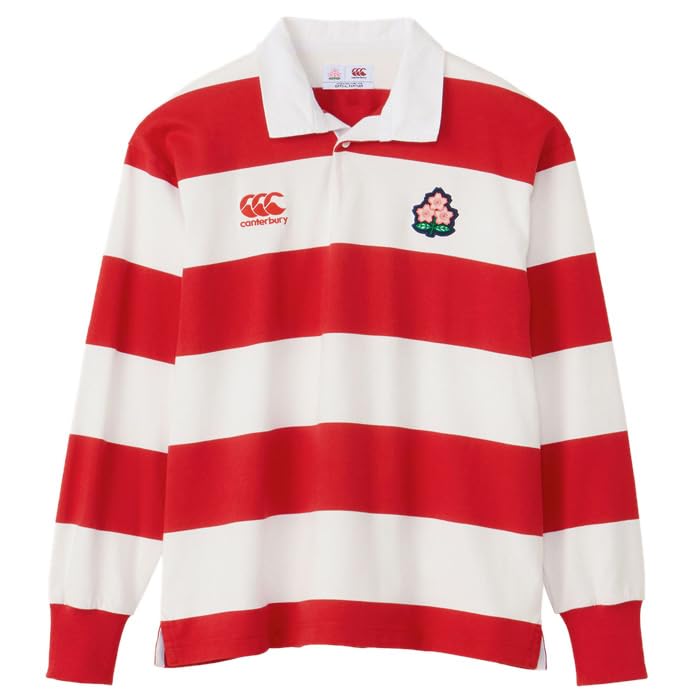 【送料無料】[カンタベリー] ラガーシャツ JAPAN L/S 4INCH STRIPE RUGBY JERSEY ...