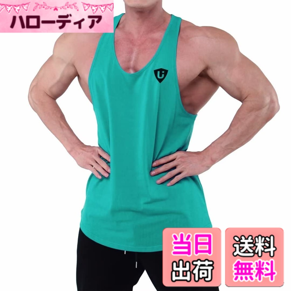 【送料無料】[LVFU] タンクトップ メンズ トレーニング ノースリーブ ベスト ジム...