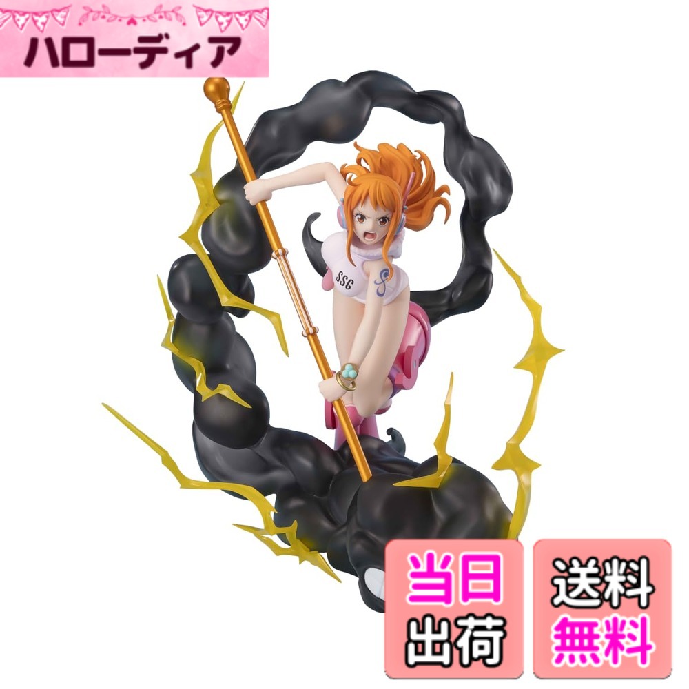 【送料無料】TAMASHII NATIONS フィギュアーツZERO ONE PIECE [超激戦]ナミ -雷霆- 約170mm PVC&ABS製 塗装済み完成品フィギュア 色：マルチカラー、サイズ：ー