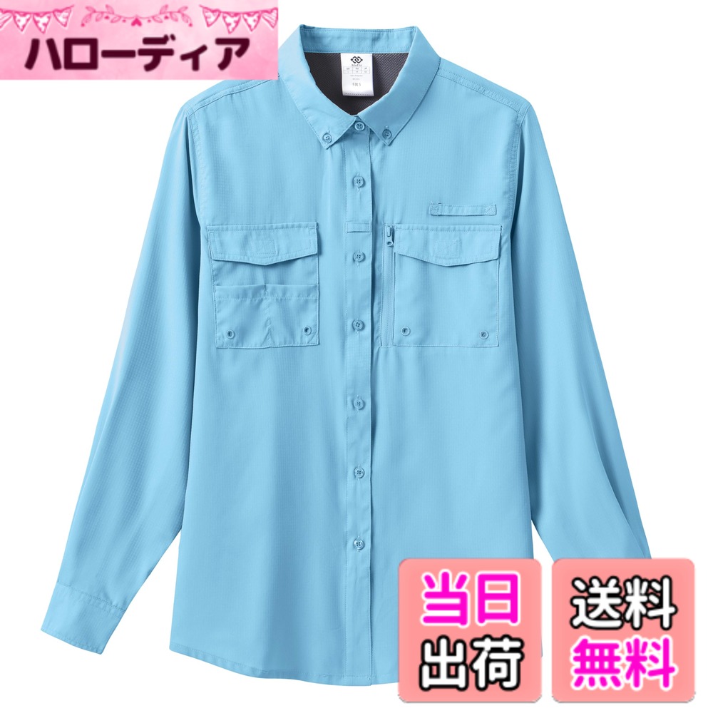 商品情報商品の説明主な仕様 【UVカット＆吸汗速乾】日焼け防止のUVカット加工（UPF50+）と吸汗速乾素材で、暑い日も快適。アウトドアや長時間の作業に最適。【軽量＆ストレッチ素材】 ポリエステル混紡のストレッチ生地で、動きやすく疲れにくい。釣りやハイキングでも邪魔になりません。【機能性デザイン】複数のポケット付きで小物収納に便利。袖口のボタン調整で日差しや虫対策も可能。【シーンを選ばない着こなし】アウトドアはもちろん、作業服やカジュアル着としても使える多用途シャツ。【洗濯しても型崩れしない】洗濯機対応で手間いらず。繰り返し洗っても色落ちしにくい高耐久仕様。