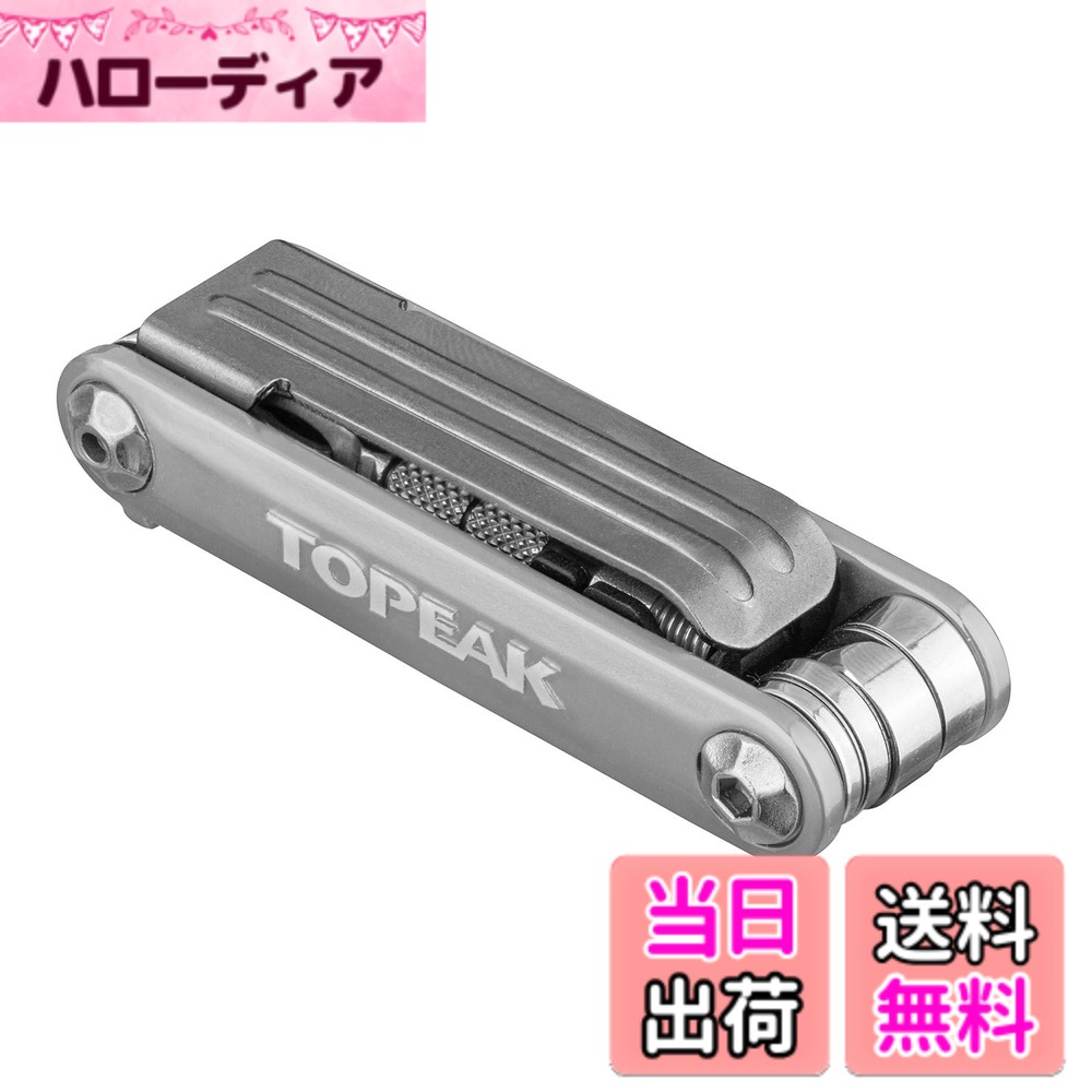 商品情報商品の説明チューブレスタイヤの修理に使用する着脱式ツール類と、6サイズの六角レンチ、T25 トルクスレンチを備えたミニツール。 アルミ合金鍛造ボディ/クロム バナジウム ツール 六角レンチ：2、2.5、3、4、5、6mm トルクスレンチ：T25 硬化スチール製タイヤレバー ステンレス製リーマー ステンレス製ナイフ ステンレス製プラグツール L76xW27xH17mm 83g ※硬化スチール製タイヤレバーはリムを傷つける恐れがありますので、注意してご使用ください。 商品のカラー・サイズについて 商品のカラーはディスプレイの種類等により、実物と異なって見える場合がございます。 掲載商品の仕様、ロゴ等のデザインは改良のため、変更される場合がございます。 また、メーカーが発表していない寸法や個人的なフィット感についてはお答えいたしかねます。あらかじめご了承ください。主な仕様
