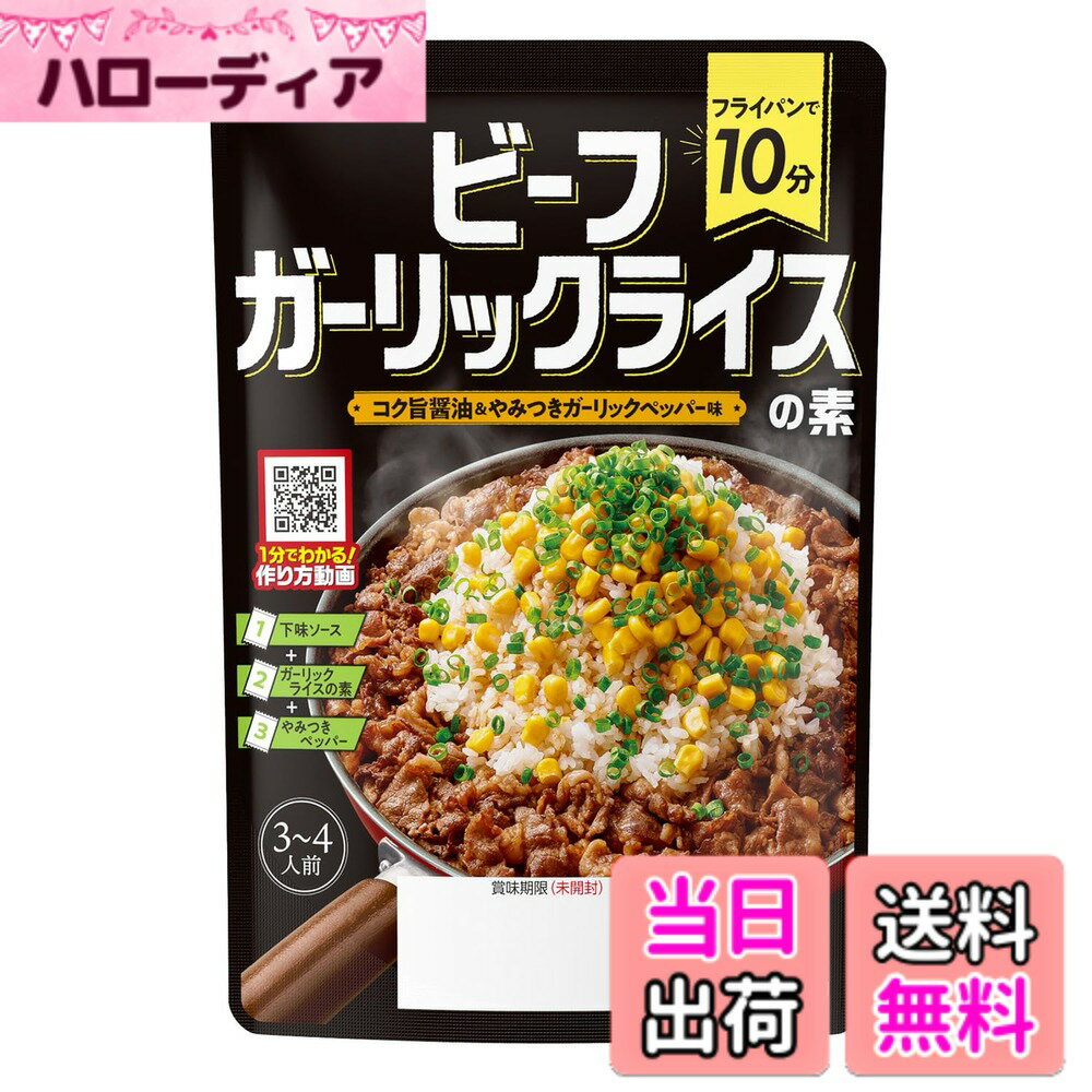 【送料無料】日本食研 ビーフガーリックライスの素ST 73g サイズ：Pack of 1 hellodear-10148425 ハローディア楽天市場店 パッケージ画像