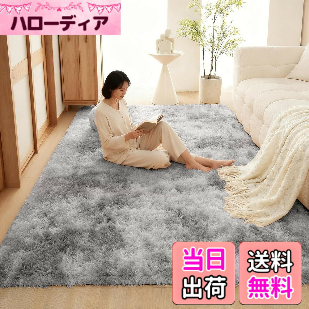 商品情報商品の説明主な仕様 【厚手版仕様】寸法: 120 x 160 cm。材質：表面（ポリエステル繊維100％）、中材（低反発ポリウレタンフォーム）、底面は滑り止めラテックス、縫い目はポリエステル繊維100％、毛足の長さは約40mmです。弾力性、遮音性にも優れ、臭いもありません。【裏面は滑り止め加工】こちらのラグには滑り止め加工を施しているので、ズレることもありません。お子様やペットが走り回っても、ご家庭で安心してお使いいただけます。また、裏面は不織布で床を傷つけません。【ふわふわ柔らか】このラグは100％マイクロファイバー製で、毛足は40mmと長く、しっかりと縫製されているので、ローラーで掃除しても毛が抜けません。ゴミが絡まりにくく、日常のお手入れは掃除機をかけるだけでOK。【極厚中綿】カーペットは約10mmの厚みのあるポリウレタン製で、通常のカーペットよりも厚く柔らかく、優れた遮音効果があり、足元にクッション性も備えています。長時間座ったり横になったりしても、足が痛くなりません。【様々な場所に適用＆注意事項】玄関、書斎、トイレ、浴室、床暖房、部屋、キッチン、会議室、リビングルーム、書斎、ホール、寝室、バスルーム、レストラン、廊下などに適用するカーペットです。ご注意：本製品はポリウレタン製品のため、圧縮された状態で出荷されます。開封後、カーペットが完全に回復するまで約3-5日お待ちいただく必要があります。