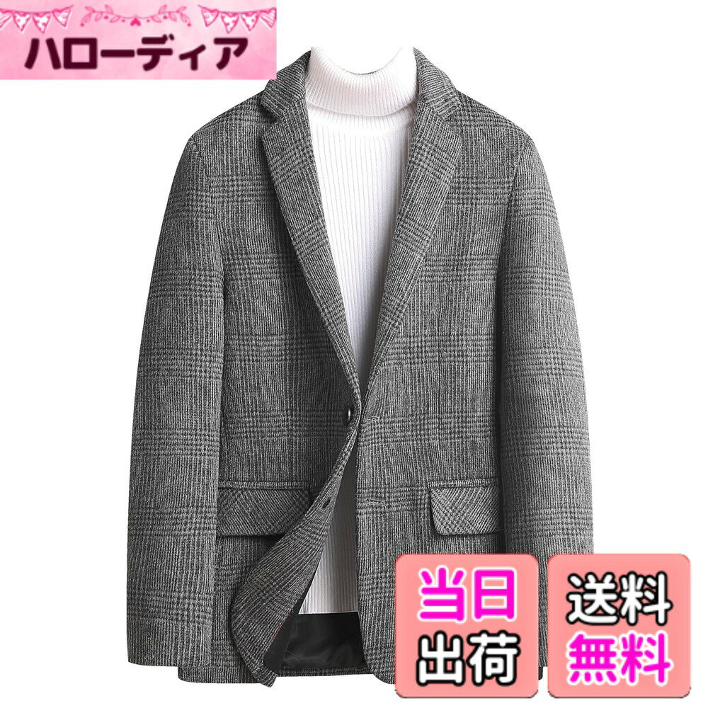 【送料無料】[FHLHY] テーラードジャケット メンズ カジュアル ウール トップス ビ...
