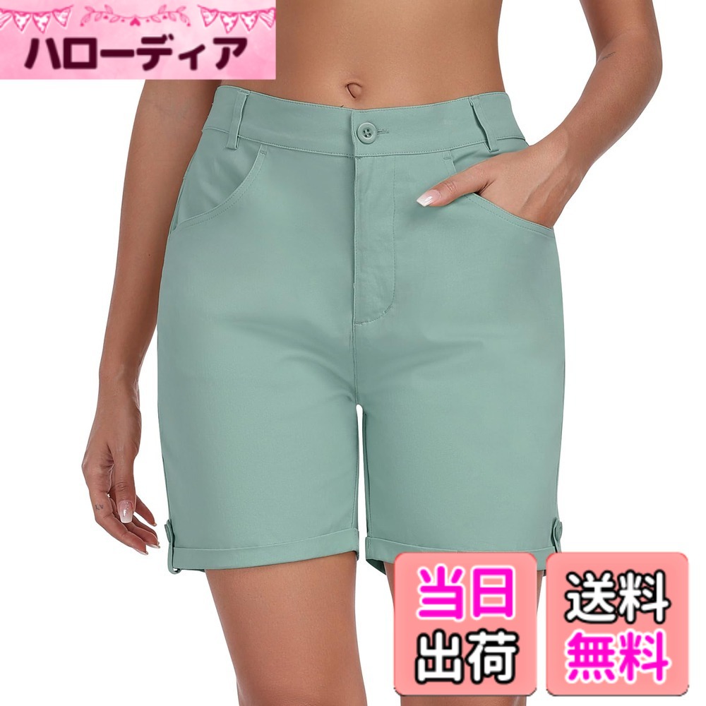 商品情報商品の説明主な仕様 【2つポイント機能】1.速乾性。気になる汗をサッと吸収して、速やかに大面積で拡散し、すぐ乾くことができます。2.通気性。優れた通気性は着用者に心地よくならせます。とても涼しいと感じます。肌触りもとても良いです。【ストレッチ性】ストレッチ素材で動きやすく、快適な着心地を実現します。また、ウエストの両サイドに弾力性がありますので、体にフィットして動きやすい。快適な穿き心地を実現。【五分丈&夏用お出かけに最適】シリーズ全体が無地のデザインを採用し、カーゴパンツのクラシックなカラーを提供します。無地デザインでカジュアルな雰囲気があり、お出かけや日常使いにも最適です。【サイズ＆カラー】ご注意：お手入れ方法: 洗濯機可能。S-2XL、5カラーまでご選択いただけます。【適用性】季節：夏，対象：女性。1.作業、アウトドアの仕事をするだけでなく、日常生活にカジュアルウェアでも使えます。2.アウトドア活動については、スポーツ、登山、釣り、キャンプ、バイク、サイクリング、トレッキング、旅行、撮影、通勤、野外作業など様々なアウトドア活動を行うことができます。