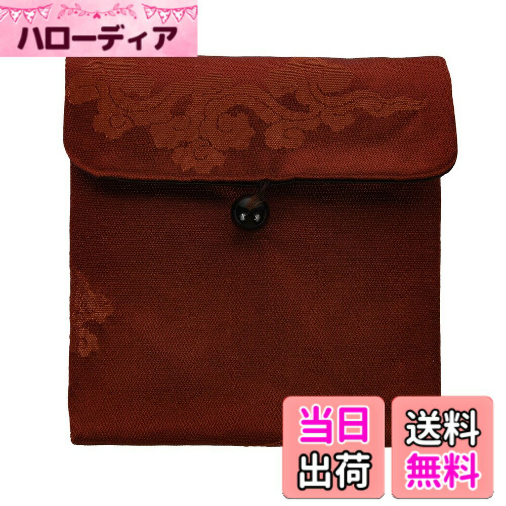 【送料無料】[OTAKUMARKET] 数珠袋 数珠入れ 女性用 男性用 パワーストーン 誕生石 収納ケース ブレスレット 念珠袋 念珠ケース おしゃれ 持ち運び 和柄 高級 御念珠入れ 小銭入れ 小物入れ ポーチ バッグ 和雑貨 アクセサリー ケース 色：06 茶色