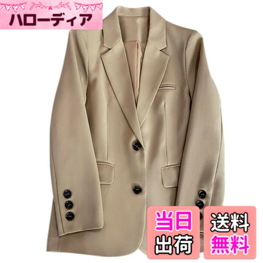 商品情報商品の説明主な仕様 素材構成： ポリエステル繊維+ビスコース繊維 サイズ：S/M/L/XL/2XL/3XL(目安サイズは画像までご参照してください)柔らかくて肌触り良く、通気性も良いポリエステル素材として、高品質なテーラードジャケットです。エレガントでデザインがとても可愛くて、ウエストシェイプラインのジャケットは、細身効果も抜群。大人っぽい綺麗で女性らしいエレガント・女子力の魅力をアピールできます。サイズ(CM)：サイズ：S】 着丈 67 肩幅 37 バスト 89 袖丈 56 【サイズ：M】 着丈 68 肩幅 38 バスト 93 袖丈 57 【サイズ：L】 着丈 69 肩幅 39 バスト 97 袖丈 58 【サイズ：XL】 着丈 70 肩幅 40 バスト 101 袖丈 59 【サイズ：2XL】 着丈 71 肩幅 41 バスト 105 袖丈 60 【サイズ：3XL】 着丈 72 肩幅 42 バスト 109 袖丈 61