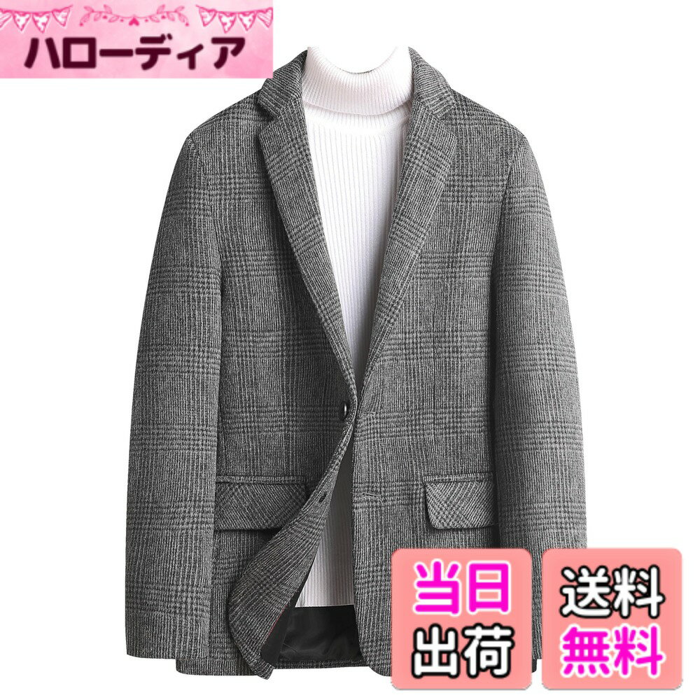 商品情報商品の説明主な仕様 サイズ展開：M/L/XL/2XL /3XL /4XL/5XL 見えない細かな部分にまでスタイリッシュさを取り入れた、こだわりの仕上がりです。（サイズ表でご確認を♪少しゆったり感が望ましい方はワンサイズ上をお勧めします）生地特徴：メイン素材はポリエステルが様々な特性と機能を持った繊維で、しなやかなドレープのある光沢生地は、美し柔らかな触り、他の素材に比べで軽く、防シワ性、速乾性に優れており、お手に入れも簡単です。ファッションのマストアイテム、フォーマルだけでなくカジュアルスタイルまで様々なシーンでお使いいただけるテーラードジャケットです。スマートなデザイン、高品質な雰囲気で普段使いはもちろんビジネスからパーティーシーンまで幅広く活躍する一着。さらっとした着心地でコーディネートもしやすく、インナーはtシャツ・vネックなどカットソーやシャツスタイル、ハイネック・タートルネックなどのニット系にも相性抜群。サイズ(CM)：【サイズ：M】 着丈 67.5 肩幅 44 バスト 101 袖丈 60【サイズ：L】 着丈 69 肩幅 45 バスト 105 袖丈 61【サイズ：XL】 着丈 60.5 肩幅 46 バスト 109 袖丈 62【サイズ：2XL】 着丈 72 肩幅 47 バスト 113 袖丈 63【サイズ：3XL】 着丈 73.5 肩幅 48 バスト 117 袖丈 64【サイズ：4XL】 着丈 75 肩幅 49 バスト 121 袖丈 65【サイズ：5XL】 着丈 76.5 肩幅 50 バスト 125 袖丈 66