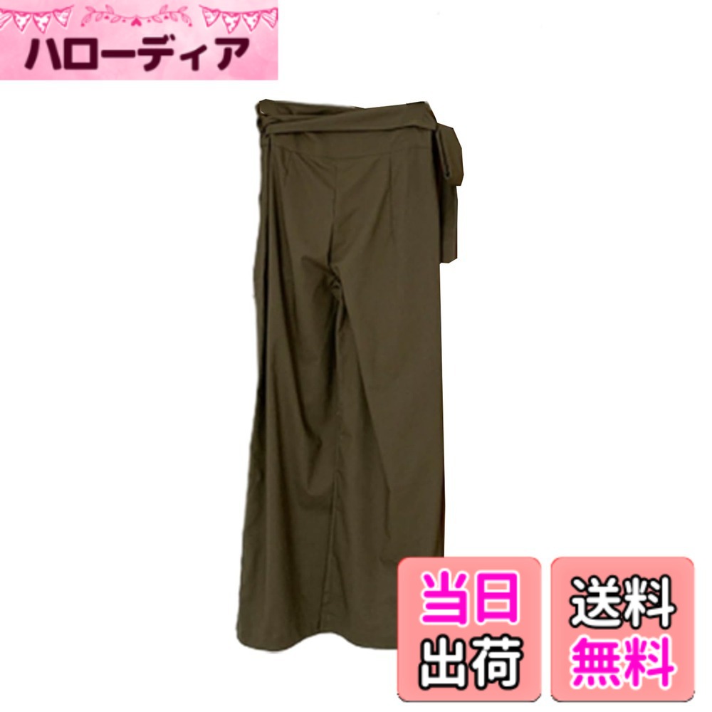 商品情報商品の説明主な仕様 【上品＆スッキリ「理想の穿き心地」が叶う】メイン素材：ポリエステル。サラリとした手触りが魅力。上品さを釀しだす"きれいめ素材"。ローグシーズン活躍するほどよい厚みの生地感。なめらかな穿き心地を追求した上質生地を使用しました。【いろんなコーデが楽しめる】 Tシャツやトレーナー、パーカーなどを組み合わせてカジュアルに着こなしてもこのワイドパンツだけで可愛くコーデが決まります。ブラウスやシャツなどを合わせたきれいめコーデも、女性らしくていいですね。カーディガンがボレロを羽織ってフェミニンスタイルにも。柔らかく肌触りが良いのでルームウェアや部屋着などとしても、オシャレに着こなしていただけます。【ゆったり楽ちん♪脚長ワイドパンツ】定番なのに周りと差がつくオシャレなディテール。腰でデザインが魅力的なラップワイドパンツの登場です。着回し力も抜群のマストアイテムです。足のラインが出ないので、動きやすく着脱も簡単。 気になる太もも-ふくらはぎまでしっかりと体型カバーします。足のラインを拾わずに、太ももやふくらはぎ、ヒップ回りもカバーできるので着やせ効果もばっちりです。 そしてママに優しい機能性も抜群、ママはもちろん、普段のお洒落にもお使い頂けるデザインに仕上げました！ アンクル丈が足首を見せることで華奢に見せ、清楚感のあるスタイリッシュな着こなしに。【大人のラフでおしゃれな着回し】大人のこなれ感が手に入るガウチョパンツ。 どんなテイストにも合わせやすく、いつものコーデにすぐ取り入れられます。 キレイめに仕上げたいときは、ブラウスやシャツと合わせて。 オフィスカジュアルにもぴったりです。 普段使いはもちろん、通勤や通学、仕事や学校、ママコーデ、散歩やお子様の送迎、デートや記念日、食事会や女子会、お呼ばれやイベント、 旅行やアウトドア、部屋着やパジャマ、ルームウェアなど様々なシーンで大活躍します。