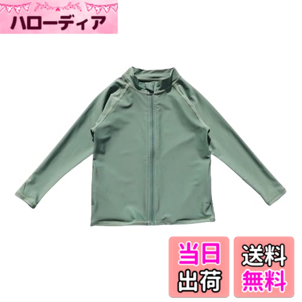 商品情報商品の説明説明 ○セット内容：ラッシュガード※トップスのみの販売でございます。モデルが着用しているパンツはセットではございません。 ○紫外線から肌を守ってくれるラッシュガード。一人でも着替えやすいファスナータイプです。主な仕様 ○セット内容：ラッシュガード※トップスのみの販売でございます。モデルが着用しているパンツはセットではございません。○紫外線から肌を守ってくれるラッシュガード。一人でも着替えやすいファスナータイプです。○日焼け止めクリームがお肌に合わないデリケートなお子さんにもおすすめです。プールではもちろん、スポーツやアウトドアシーンでも使える水陸両用モデル。吸汗速乾素材で濡れてもすぐに乾きます。○シンプルなデザインをで触りのよい柔らかい生地を使用。弾力があり、伸縮性に優れています。○首元までしっかりとカバーしてくれます。お子さんの成長に合わせて110-160cmまでの豊富なサイズ展開。○Sizeは商品画像を参考にお願い致します。 ※サイズは平置き測定の為、多少の誤差はご了承くださいませ。 ※モデル身長：108cm、着用サイズ:120cmbr○【お手入れ方法】真水ですすぎ洗いをしてから中性洗剤で軽く押し洗いをしてよくすすいで下さい。直射日光を避け、風通しのよい所で陰干して下さい。洗濯機、乾燥機、アイロン、熱湯のご使用はお避け下さい。