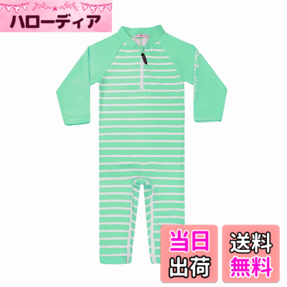 商品情報商品の説明主な仕様 年齢範囲：新生児0-3歳の赤ちゃんに適しています。サイズと身長の比較：0-6ヵ月（60CM）、6-12ヵ月（70CM）、12-18ヵ月（80CM）、18-24ヵ月（90CM）、2歳（90-95CM）、3歳（100CM）股間にジッパーが付いているベビー水着です!着脱が簡単で、赤ちゃんのおむつをすばやく交換できます。ソフトタッチ、通気性と速乾性がある、裏地付きて98％以上の紫外線を遮断することができます。赤ちゃんの肌を守ります。アフターサービス：私達はお客様に良質の商品を提供することに力を尽くしています。もしお届けした製品に品質問題があれば、ご連絡ください。返品と交換サービスを提供します。
