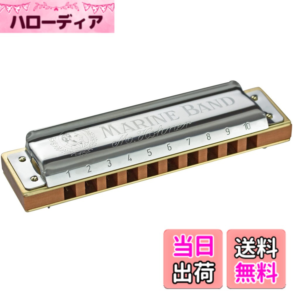 【送料無料】HOHNER Marine Band 1896/F# ハーモニックマイナー マリンバンド 10ホールハーモニカ サイズ：キー:F#