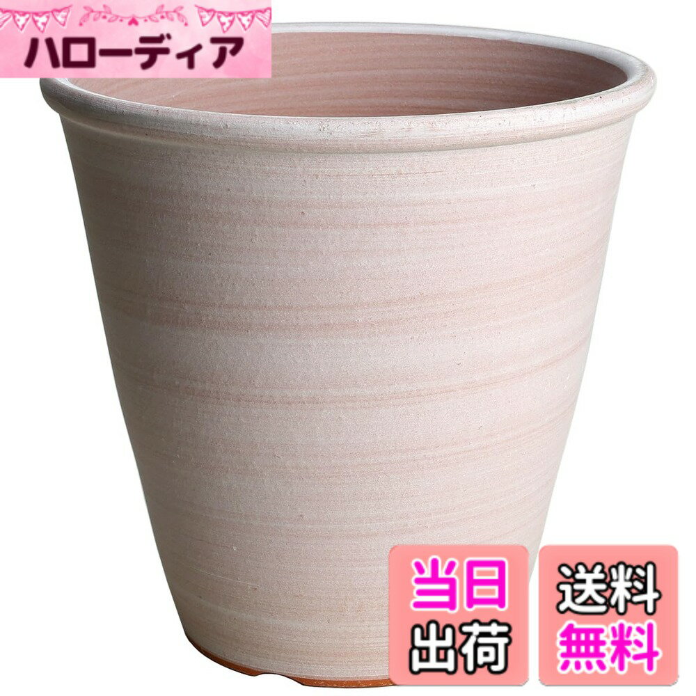 【送料無料】鉢 KANEYOSHI 【日本製/三河焼】 陶器 植木鉢 小春 色：ホワイト、サイズ：07号