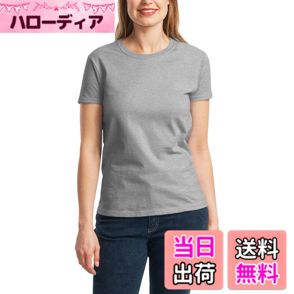樂天商城 - 【送料無料】[Macoking] tシャツ レディース 無地 半袖tシャツ タイト 速乾 クルーネック シンプル スポーツウェア カジュアル ファッション 厚手 綿100% 8色展開 色：グレー、サイズ：L