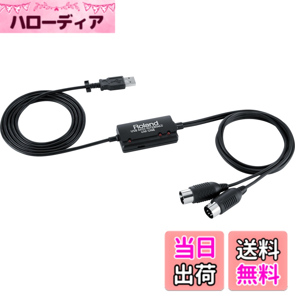 【送料無料】Roland ローランド MIDIインターフェイス UM-ONE mk2 USB接続 W ...