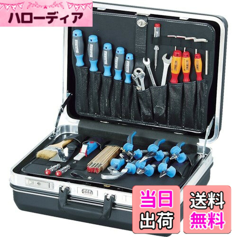 商品情報商品の説明ドイツ製のスタンダードモデルです。 人間工学に基づく安定したハンドル付です。 3連ダイヤルロックと2つのフリップロックでケースのフタを固定します。 付属品のツールプレートは簡単に取り外しできます。 工具収納用、工具保管用。主な仕様 色：ブラック最大荷重重量(kg)：25br有効内寸(mm)間口x奥行x高さ：470x200x360br外寸(mm)間口x奥行x高さ：490x220x380brABS樹脂ツールプレート(3047668019):1枚