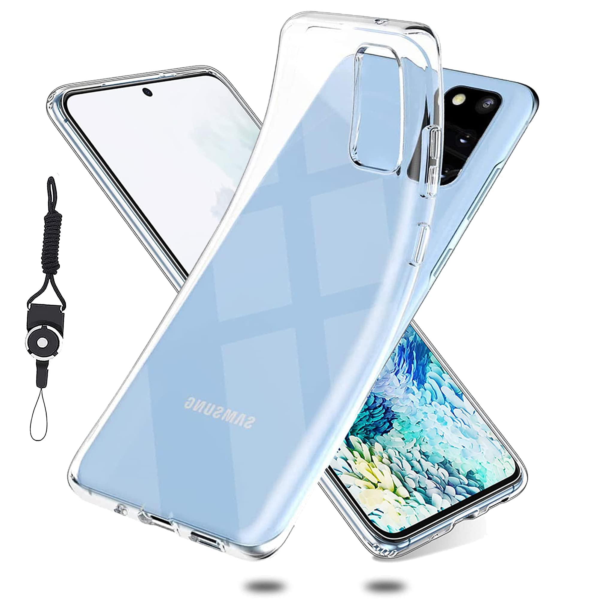 WEINISQ フィルム 液晶保護フィルム 強化ガラス ケース 色：クリア、サイズ：Galaxy S20 5G