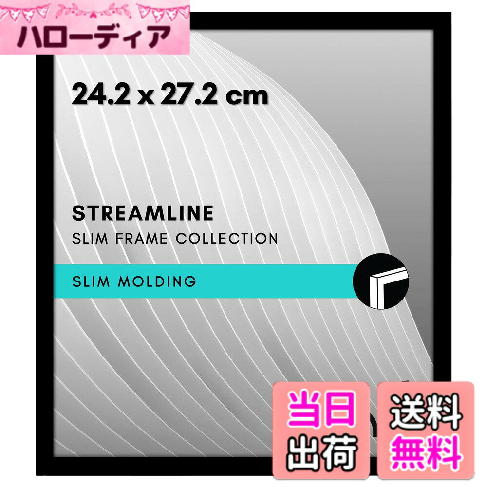 Americanflat Picture Frame LX - Parent 色：ブラック、サイズ：色紙