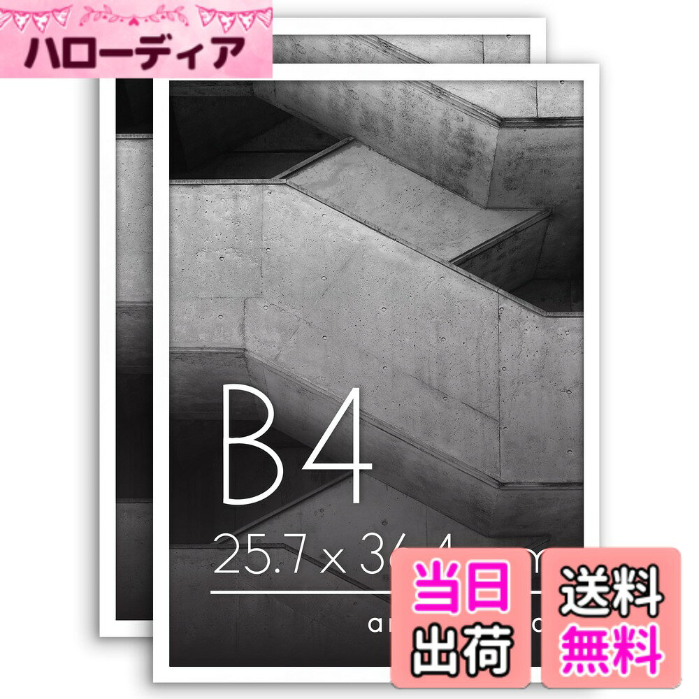 Americanflat Picture Frame LX - Parent 色：ホワイト、サイズ：B4