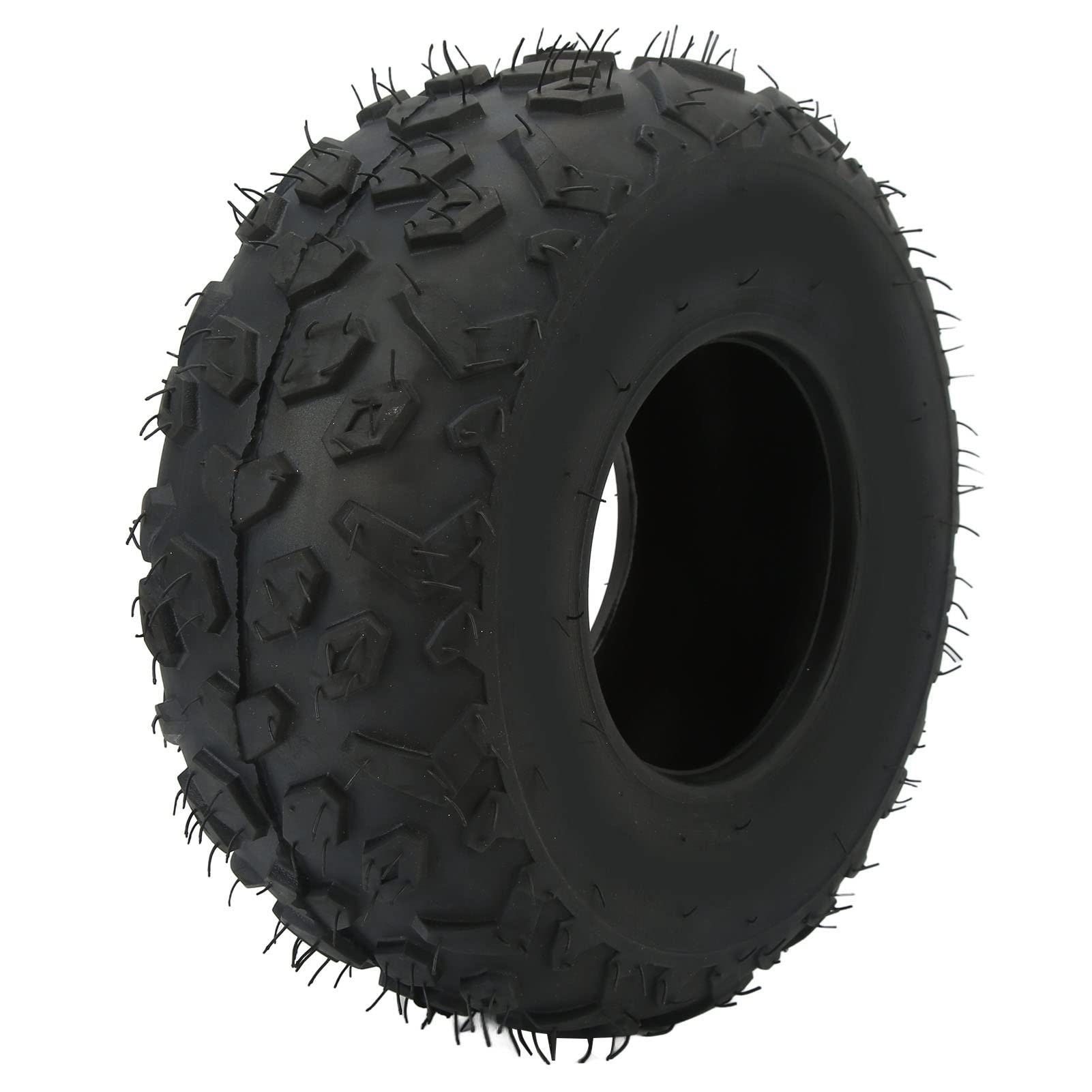 Asixxsix 145/70-6タイヤ、145x70x6チューブレスATVゴーカートタイヤ、Baja Blitz Dirt Doodle Motovox MBX10、MBX11、MBX12 Powersports CT100uミニバイク用交換品、Kazuma Roketa用
