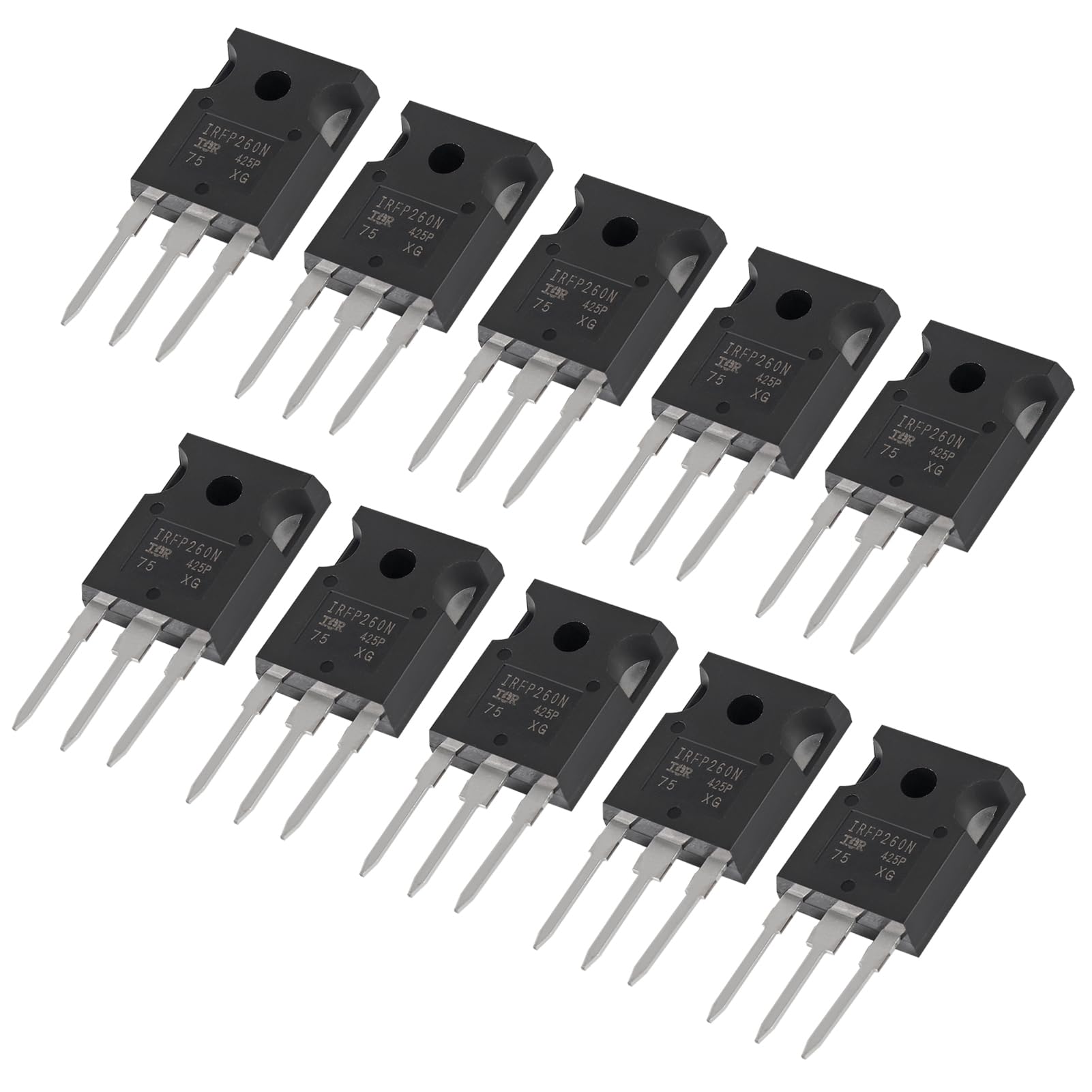 ACEIRMC IRFP260 MOSFET トランジスタ IRFP260N 50A 200V Nチャンネル パワー MOSFET IRFP260NPBF TO-247AC 色：IRFP260 IRFP260N