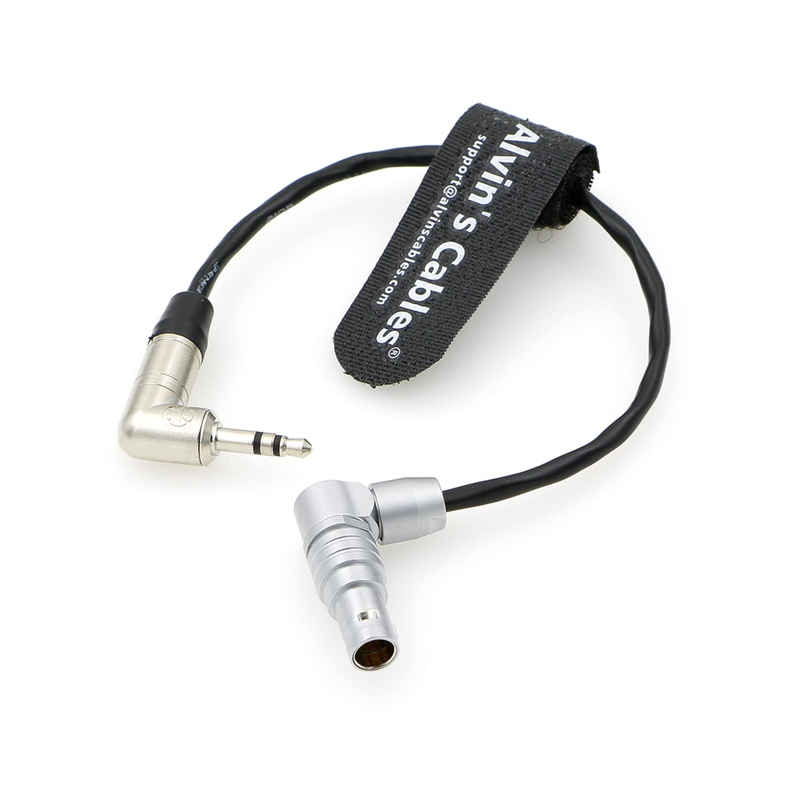 Alvin's Cables タイムコードケーブル RED Komodo 互換 Tentacle Sync 対応 3.5mm TRS - EXT 9ピン オス ケーブル 色：回転式9ピン 20cm