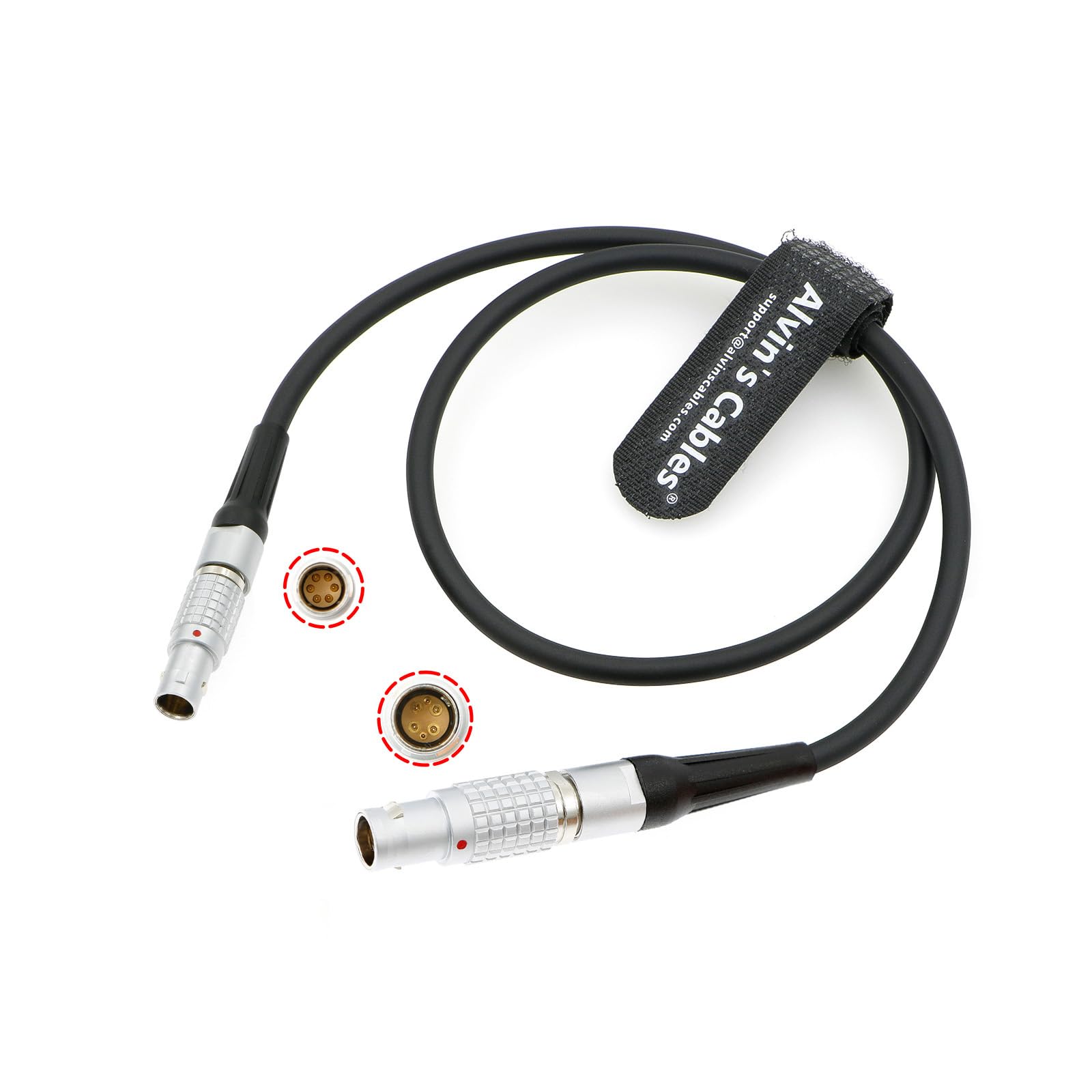 Alvin's Cables 遠隔操作ケーブル DJI Ronin Tethered Control Handle 接続 RS2 RS3 RS4 Pro Expansion Base Kit 用 6ピン to 6ピン サイズ：0.5M