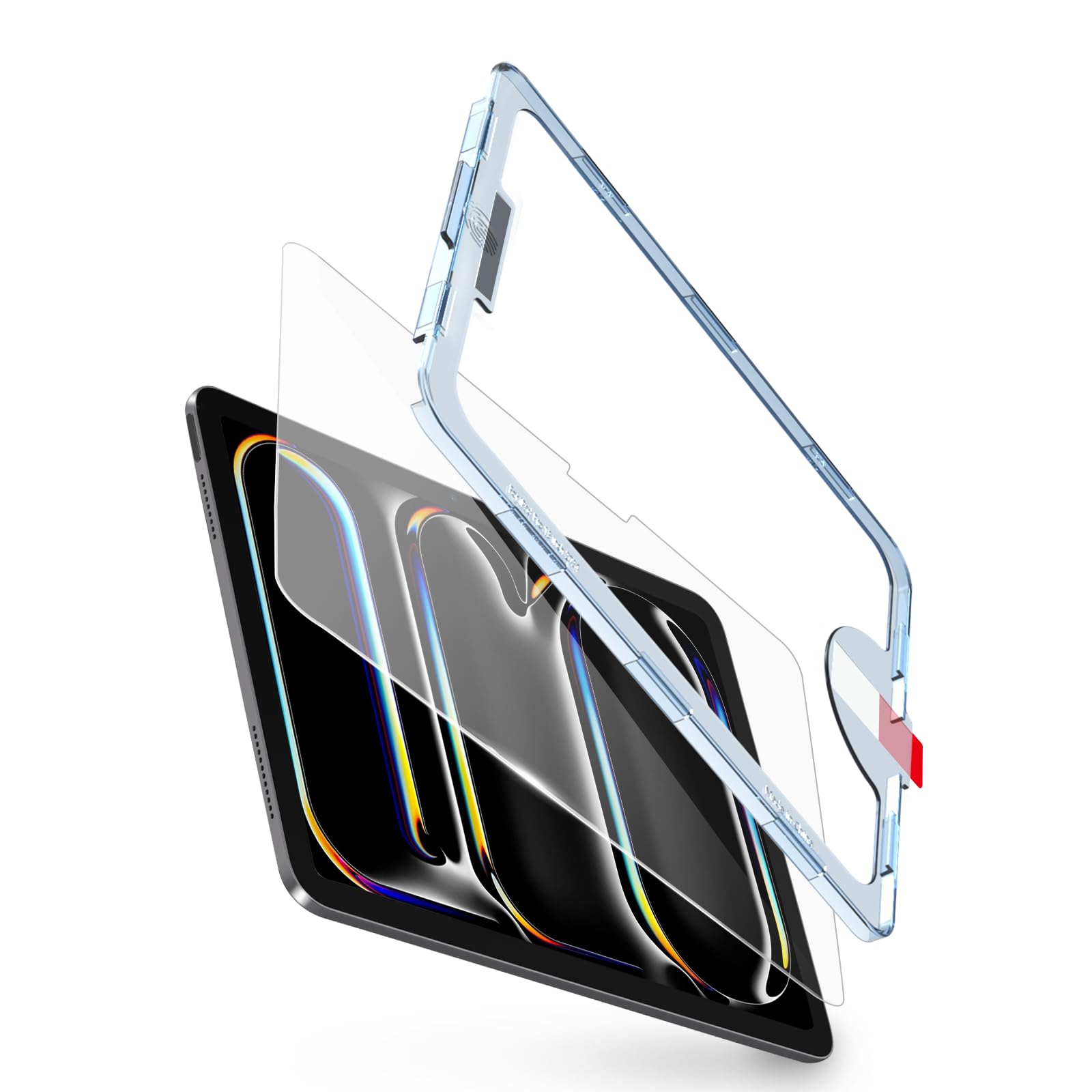BERSEM iPad Pro 11インチ (M5 2025 / M4 2024)用 強化ガラスフィルム        保護フィルム-1枚 色：透明、サイズ：iPad Pro 11インチ (2024)
