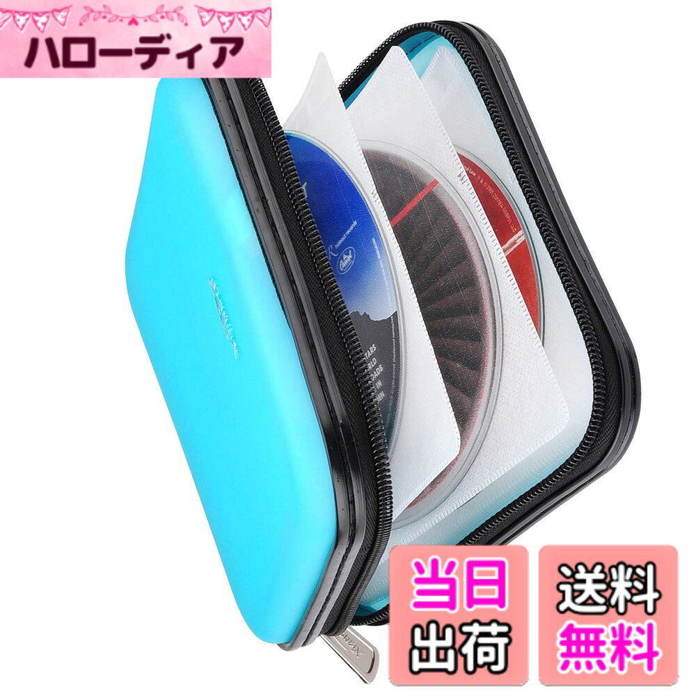商品情報商品の説明主な仕様 この CD ウォレットは頑丈で耐久性があり、軽量で、優れた構造で、優れたデザインで、保管が簡単で場所をとりません。スリーブは十分な厚みがあり、CD/DVD を傷から保護し、安全に保管できます。 ファッションなデザイン、ジッパー開閉で、挿入と取り外しが簡単です。ポータブルCDまたはDVDケースホルダー。材質：プラスチック+PPフィルム+不織布。 サイズ: 15x15x5 cm/6x6x2 インチ (長さ x 幅 x 高さ)。扱いやすく、旅行にも最適なサイズです。 しっかりした作りで機能性も抜群。小さくて隠しやすく、中身がいっぱいでもジッパーで簡単に閉められます。brDVD 収納ケースはスタイリッシュですっきりとしたラインと素晴らしい色で、DVD や CD にぴったりのサイズです。 約 32 枚のディスクを収納でき、簡単かつ完璧に閉じることができ、リビング ルームの散らかりを軽減します。 CDの封筒は重めのプラスチック製なので、お子様が使っても簡単に破れてしまう心配はありません。brCD & DVD ストレージは、お子様やご家族への素晴らしい贈り物です。大きな設置面積を作らずに優れたストレージ容量を備えた CD および DVD ストレージ ウォレットは、お子様の映画やゲームを 1 か所に保管できます。 すべての CD スリーブの上部からカットされたすべてのスリーブを取り外し、不要なトラブルを避けます。ディスクストレージウォレットは環境に優しい素材を使用しており、ひどい化学臭を心配する必要はありません。 お子様が旅行中に DVD 映画を入れておくのに最適なギフトです。 非常に強力なジッパーは数千回以上の使用が可能です。 100％！ 当社の製品が気に入らない場合。