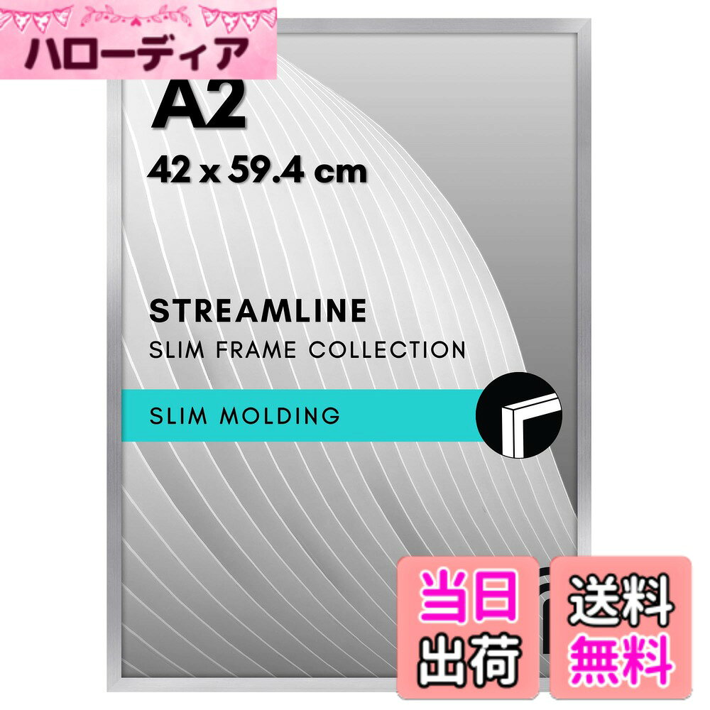 Americanflat Picture Frame LX - Parent 色：シルバー、サイズ：A2