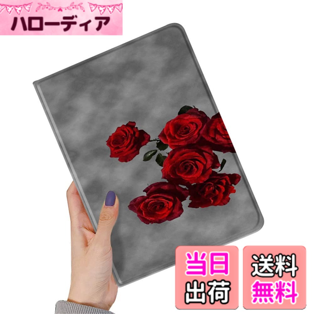 【送料無料】花柄 2020年 iPad 10 ケース 手帳型 可愛い ペン収納可能 iPad 第10世代 2022 カバー 女性向け 個性 柄付き オートスリープ機能 色：Color C、サイズ：iPad7/iPad8/iPad9/iPadAir3/iPadPro10.5