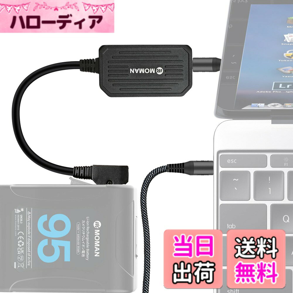 【送料無料】Moman PD100 D-Tap to USB-C Type-C PD100W D-T ...