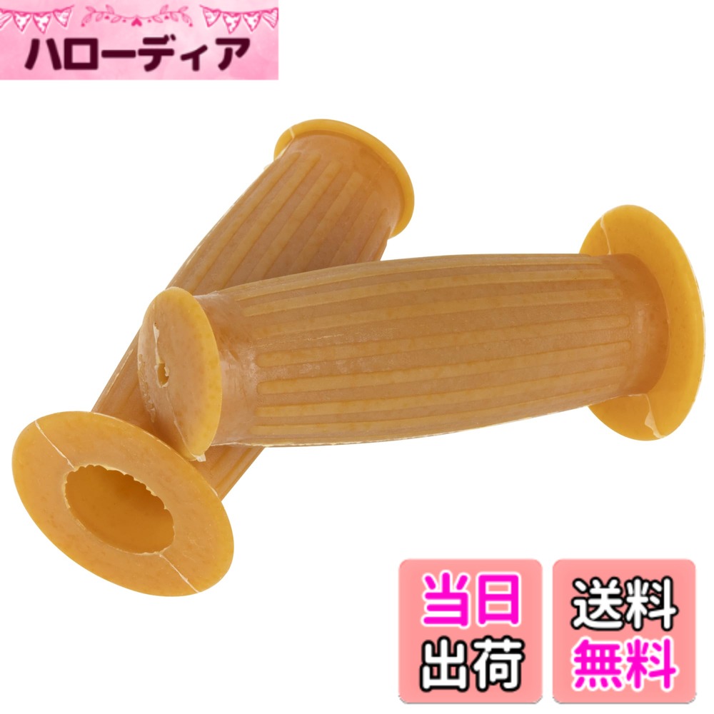 【送料無料】キジマ(Kijima) バイクパーツ グリップ 樽型/八角/六角 ラバー製 φ22.2mm 非貫通タイプ 色：生ゴム、サイズ：樽型ミニ