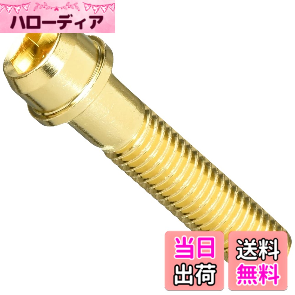 【送料無料】キタコ(KITACO) ビビッドボルト 24Kコーティング サイズ：M10xP1.5x45mm