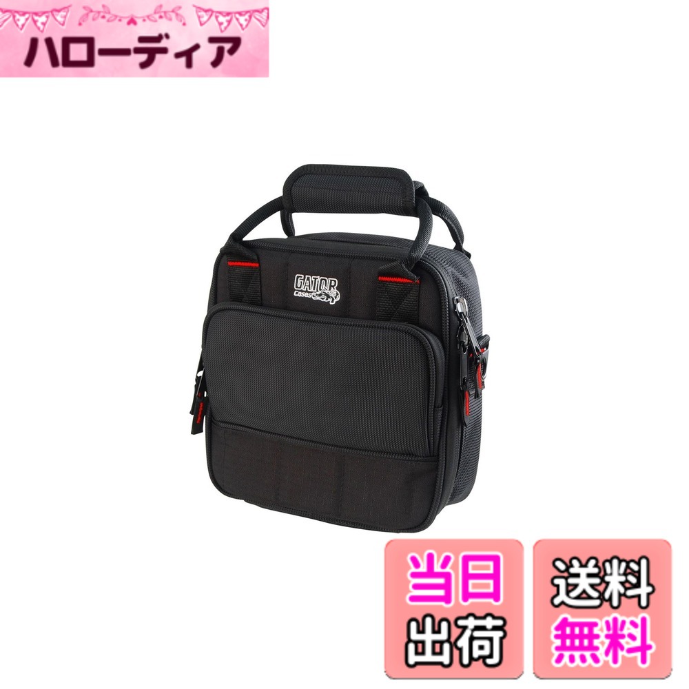 商品情報商品の説明商品紹介 高密度ナイロン素材のミキサーバッグ。 ケーブルやアクセサリーなどの小物が収納可能なサイドポケットを搭載。 こちらの商品は日本国内代理店商品となります。 並行輸入品に関しては、代理店を受けることが出来ませんのでお気を付け下さい。 ご注意（免責）＞必ずお読みください 参考価格として表示しているのは商品発売時点でのメーカーの想定した価格です。主な仕様 トリコット生地で機材を優しく包み、10mmの二重層パッドが持ち運び時等の軽度な衝撃等から守ります。(強い衝撃を与えると機材破損の原因になります)運搬時や使用時に最も床・地面に触れるバッグ底面にはラバーフィートを配し、擦れや破れなどのダメージを軽減させます。ケース外装に外付けポケットを装備。機材を使用する際のケーブルなどアクセサリーを収納できます。握りやすいハンドルに、脱着可能な肩掛けストラップにより、2wayでの持ち運びが可能です。【内寸】全長: 24.1cm / 奥行: 23.5cm / 高さ: 7cm / 重量: 0.6kg