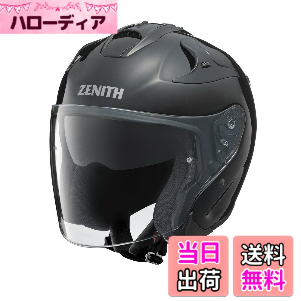 【送料無料】ヤマハ(Yamaha)バイクヘルメット ジェット YJ-17 ZENITH-P 色：01_メタルブラック、サイズ：M