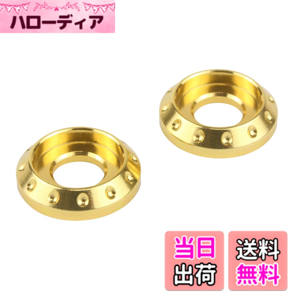 乐天商城 - 【送料無料】ポッシュフェイス(POSH FAITH) バイク用品 NASAワッシャー シャンパンゴールド 2個入 M6 004186-12 色：シャンパンゴールド、サイズ：M6