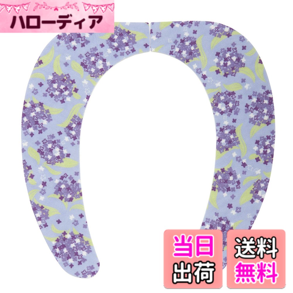 【送料無料】レック ぴたQ 吸着 べんざシート 抗菌 防臭 洗濯OK 色：柄ブルー(あじさい)、サイズ：10x40.5x0.3cm