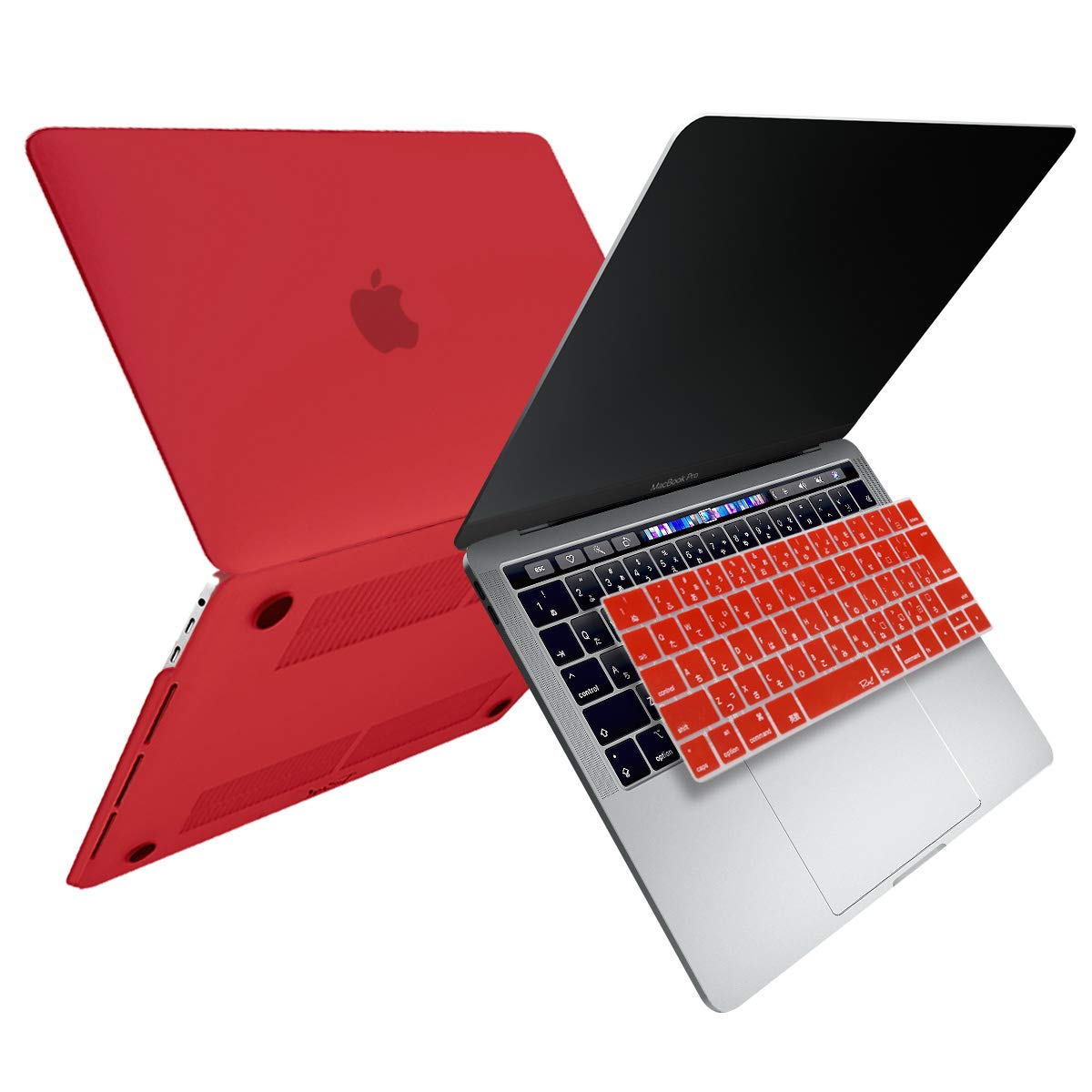 商品情報商品の説明主な仕様 【MS factory(R) RMC Series 正規品】MacBook Pro13 インチ ( 13.3インチ ) ハードシェルケース(マット加工 タイプ) ＋ 日本語 JIS キーボードカバー のセットです。※対応モデルにご注意ください。＜MacBookケース 対応モデル＞ MacBook Pro 13インチ Touch Bar 搭載 ( 2016年 2017年 2018年 2019年 モデル ) A1706 A1989 A2159 対応《 ！！！こちらは、2016年-2019年発売 Touch bar搭載モデル 対応ですので、2016年-2019年モデル以外のMacBook Pro13インチ と Touch bar非搭載モデル ではご使用いただけません。ご注意下さい。！！！》＜キーボードカバー 対応モデル＞◆キーボードカバーは日本語 JIS キーボード対応です◆ MacBook Pro13インチ Touch Bar搭載モデル 2016年モデル のキー印字に完全一致 ※ 2017年モデル以降の修飾キーの印字とは異なりますが、装着してご使用頂く事も可能です。／「shift」や「enter」の印字がある使いやすい初期の修飾キー印字タイプのデザインです。＜特徴＞Appleロゴまで完全カバーし、MacBookを傷から守り、キーボードをほこりや汚れから保護します。※Appleロゴ部分はくり抜かれていませんが、Appleロゴが透けて見えます。