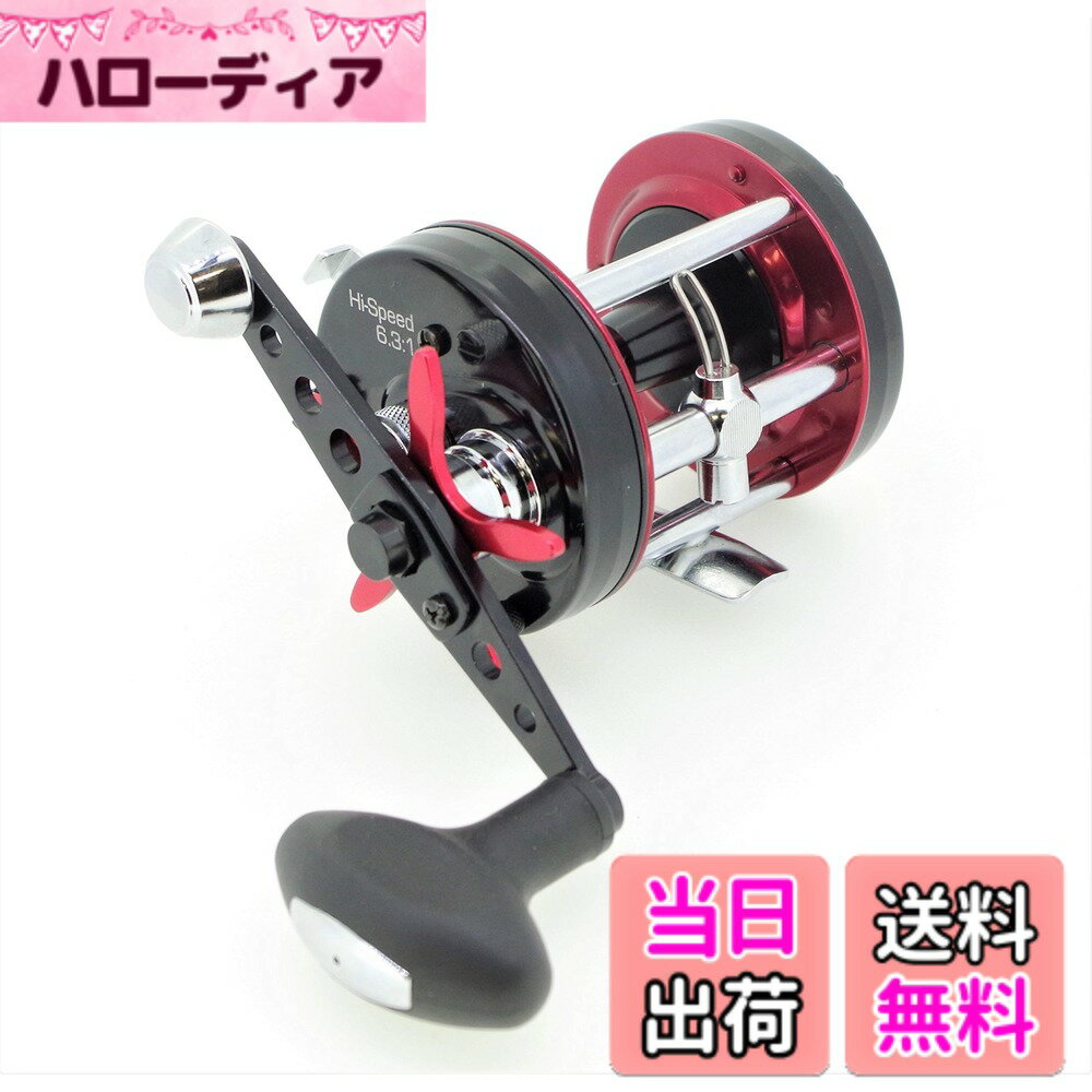 アブガルシア (Abu Garcia) Ambassadeur (アンバサダー) 6500 シリーズ カウンターバランスハンドルタイプ 各種(カゴ釣りなど) 色：ブラックxレッド、サイズ：6500CS Rocket Black/Red(ハイギヤ・右巻き)
