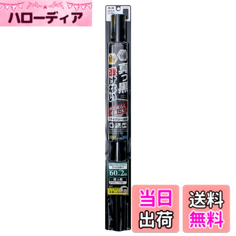 【送料無料】槌屋ヤックフィルムその他シリーズ WINDOW_FILM 色：ブラック、サイズ：600mmx2m