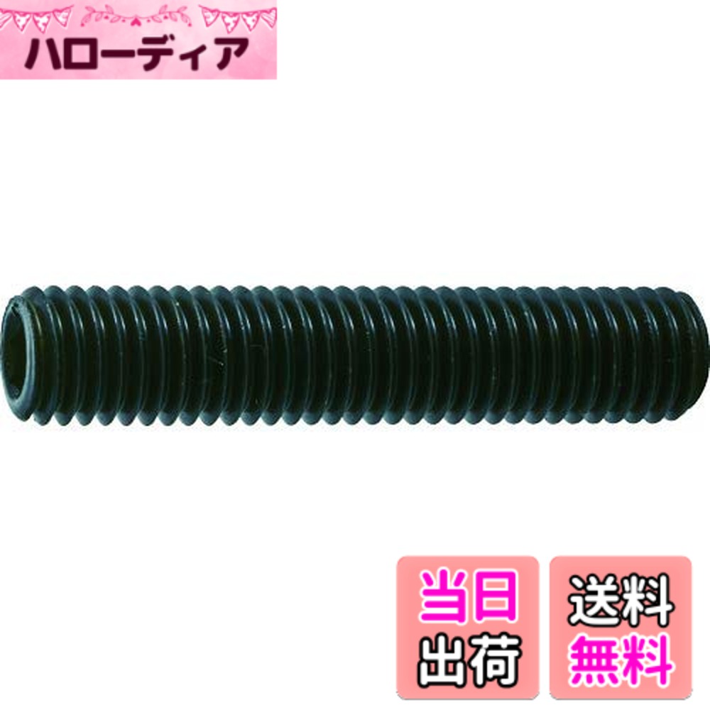 【送料無料】TRUSCO(トラスコ) 六角穴付き止めネジ 平先 スチール サイズ：M10x15
