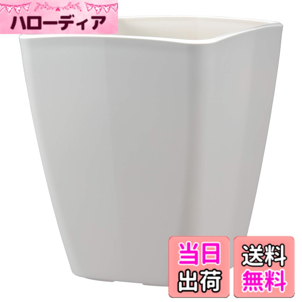商品情報商品の説明観葉植物や鉢物を鉢ごと入れる鉢カバーとして使用出来るポット 【用途】 鉢植・鉢カバー 【特徴】 ・室内で受皿を使用せずに植物が飾れる ・鉢カバーとして使用する場合はポリ栓で穴をふさげ、また通常の鉢としても使用可能 ・鉢カバーとして使用する際は、水受け用の受皿は不要 ・インテリアにマッチするおしゃれな質感の鉢 ・7号鉢が入る主な仕様 サイズ:250型(250x250x279mm)容量:9Lbr色:ホワイト材質:ポリプロピレン