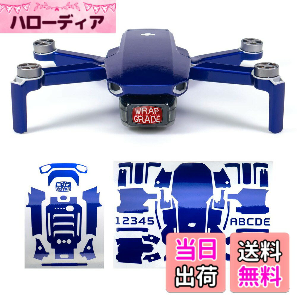 【送料無料】WRAPGRADE for DJI Mavic Mini/Mini 2 SE スキンシール 色：ストラトスフェアブルー
