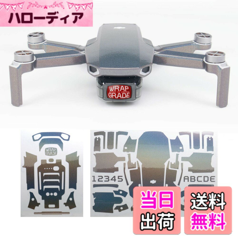 【送料無料】WRAPGRADE for DJI Mavic Mini/Mini 2 SE スキンシール 色：カラーレーションX