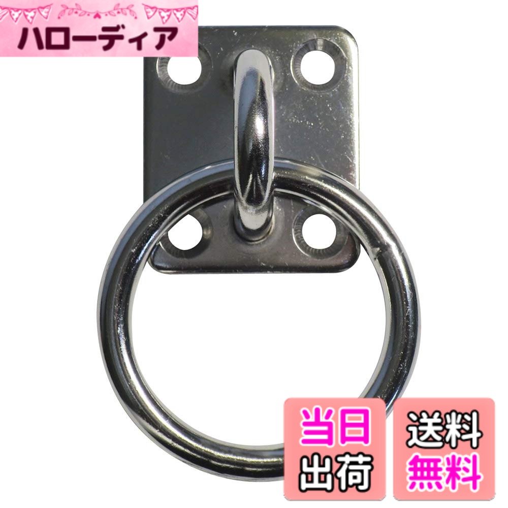 Tenbo - 【送料無料】ダイドーハント (DAIDOHANT) ステンレス 座付丸カンプレート サイズ：8φ