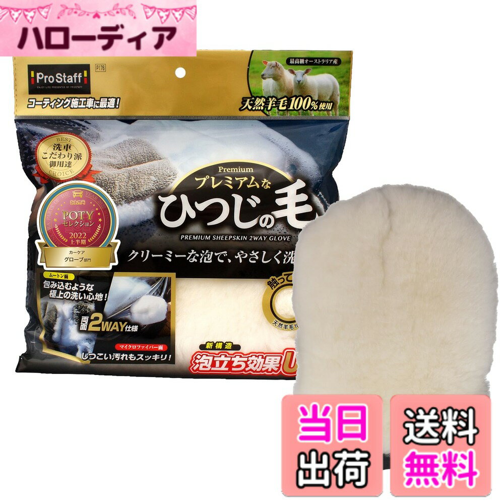【送料無料】プロスタッフ(Prostaff) 洗車用品 車内掃除グッズ 車内用グローブ 色：ホワイト ...
